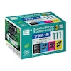 エコリカ｜［ブラザー LC111-4PK 互換］リサイクルインクカートリッジ (4色セット)｜ECI-BR111-4P