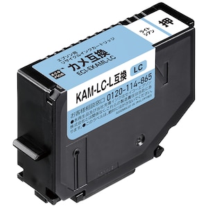 エコリカ｜［エプソン KAM-LC-L 互換］リサイクルインクカートリッジ 増量（染料ライトシアン）｜ECI-EKAML-LC
