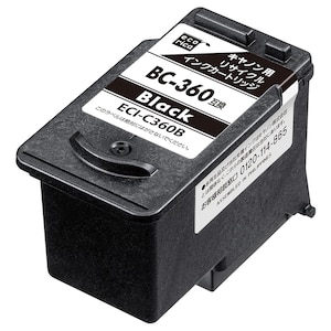 エコリカ｜［キヤノン BC-360 互換］リサイクルインクカートリッジ（ブラック/顔料）｜ECI-C360B