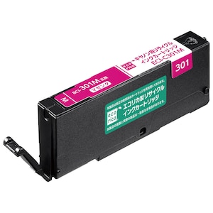 エコリカ｜［キヤノン BCI-301M互換］リサイクルインクカートリッジ（マゼンタ/染料）｜ECI-C301M
