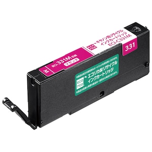エコリカ｜［キヤノン BCI-331M 互換］リサイクルインクカートリッジ（マゼンタ/染料）｜ECI-C331M