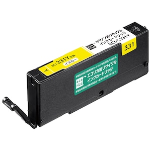 エコリカ｜［キヤノン BCI-331Y 互換］リサイクルインクカートリッジ（イエロー/染料）｜ECI-C331Y