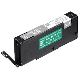 エコリカ｜［キヤノン BCI-331GY 互換］リサイクルインクカートリッジ（グレー/染料）｜ECI-C331GY