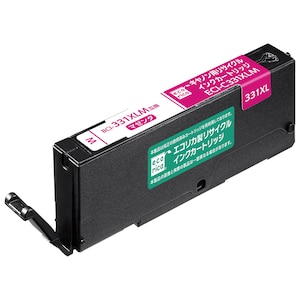 エコリカ｜［キヤノン BCI-331XLM 互換］リサイクルインクカートリッジ（マゼンタ/染料/大容量）｜ECI-C331XLM
