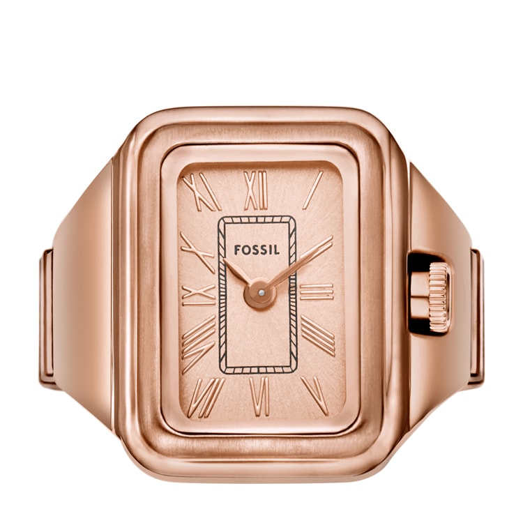 値下げ❗️FOSSIL ハートWatch Ring ゴールド/ピンク 値下げ❗️FOSSIL ハートWatch Ring ゴールド/ピンク