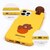 LINE FRIENDS�biPhone 12 mini�p �t�B�M���A�t���J���[�\�t�g�P�[�X�iSNEAK PEEK BROWN�j�bKCE-CSB024