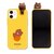 LINE FRIENDS�biPhone 12 mini�p �t�B�M���A�t���J���[�\�t�g�P�[�X�iBASKETBALL BROWN�j�bKCE-CSB025