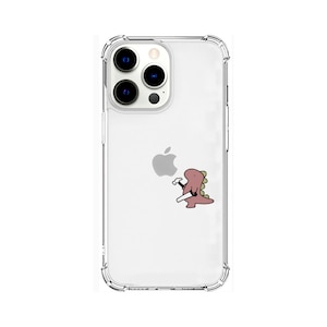 AKAN�biPhone 13 Pro�i6.1�C���`�j�p �w�ʃJ�o�[�^ TPU�^�t�N���A�P�[�X �������ƃU�E���X ���j��H�i�s���N�j�bAK20997I13P