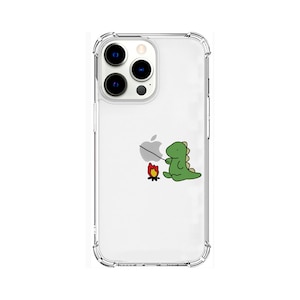 AKAN�biPhone 13 Pro�i6.1�C���`�j�p �w�ʃJ�o�[�^ TPU�^�t�N���A�P�[�X �����΁i�O���[���j�bAK21002I13P