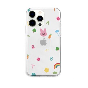 AKAN�biPhone 13 Pro�i6.1�C���`�j�p �w�ʃJ�o�[�^ TPU�N���A�P�[�X�i�s���N�E�T�M�j�bAK21022I13P