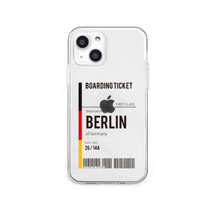 Dparks�biPhone 13 mini�i5.4�C���`�j�p �w�ʃJ�o�[�^ TPU�N���A�P�[�X�iBerlin�j�bDS21130I13MN