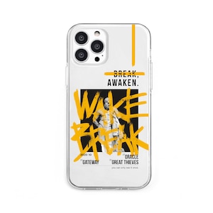 Dparks�biPhone 13 Pro�i6.1�C���`�j�p �w�ʃJ�o�[�^ TPU�N���A�P�[�X AWAKEN�iYELLOW�j�bDS21174I13P