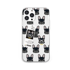 Dparks�biPhone 13 Pro�i6.1�C���`�j�p �w�ʃJ�o�[�^ TPU�N���A�P�[�X�ibulldog�j�bDS21179I13P