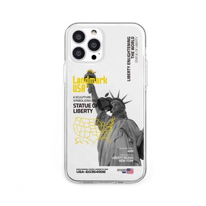 Dparks�biPhone 13 Pro�i6.1�C���`�j�p �w�ʃJ�o�[�^ TPU�N���A�P�[�X LANDMARK�iUSA�j�bDS21183I13P