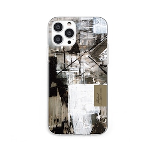 Dparks�biPhone 13 Pro�i6.1�C���`�j�p �w�ʃJ�o�[�^ TPU�N���A�P�[�X Painting Blending�iMONO�j�bDS21188I13P