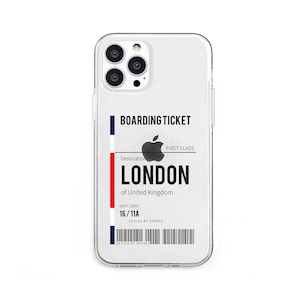 Dparks�biPhone 13 Pro�i6.1�C���`�j�p �w�ʃJ�o�[�^ TPU�N���A�P�[�X�iLondon�j�bDS21197I13P