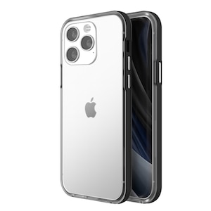 motomo�biPhone 13 Pro�i6.1�C���`�j�p �w�ʃJ�o�[�^ INO ACHROME SHIELD�P�[�X�i�}�b�g�u���b�N�j�bMT21573I13PBK