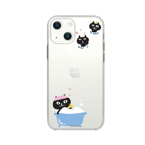 abbi�biPhone 13�i6.1�C���`�j�p �w�ʃJ�o�[�^ TPU�N���A�P�[�X �l�R�}���W���E�i�o�X�^�C���j�bABF21738I13