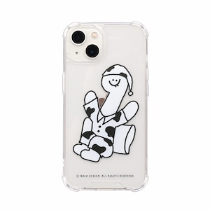 168cm�biPhone 13�p �n�C�u���b�h�N���A�P�[�X�iWhite Olly with �p�W���}�j�b168257I13