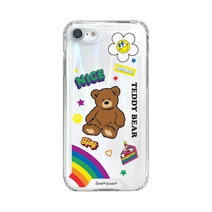 BOOGIE WOOGIE�biPhone SE(��3/2����)/8/7�p �I�[�����P�[�X�iTeddy Bear�j�bBW22702ISE3