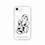 168cm�biPhone SE(��3/2����)/8/7�p �n�C�u���b�h�N���A�P�[�X�iWhite Olly with �p�W���}�j�b16822712ISE3