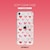Dparks�biPhone SE(��3/2����)/8/7�p �\�t�g�N���A�P�[�X�iHEART PATTERN�j�bDS22725ISE3