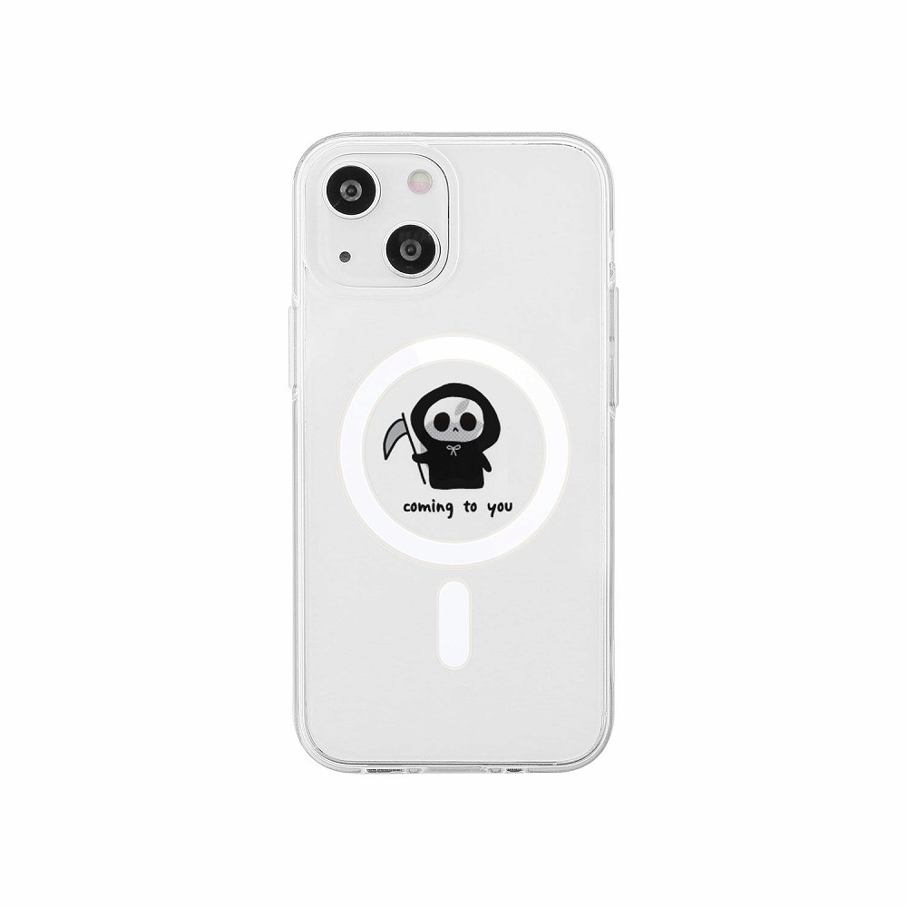 iPhone 14用 MagSafe対応クリアケース（なんもしたくない