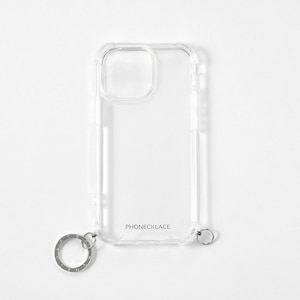 PHONECKLACE�biPhone 14 Pro�p �X�g���b�v�p�����O�t���N���A�P�[�X�i�V���o�[�`���[���j�bPN23877I14PSV