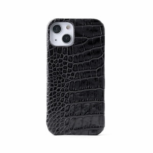abbi�biPhone 14 / 13 �p LIPARI �C�^���A�����U�[�o�b�N�J�o�[�i�u���b�N�j�bABS24059I14BK
