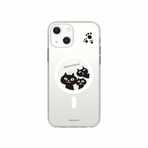 abbi�b[�������C�Z���X�i] iPhone 14 / 13 �p �l�R�}���W���EMagSafe�Ή��N���A�P�[�X�i�`���Ă����j�bABF24186I14