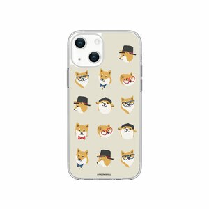 abbi�b[�������C�Z���X�i] iPhone 14 / 13 �p ���΂�����\�t�g�N���A�P�[�X�i���ւ��R�[�f�j�bABF24197I14
