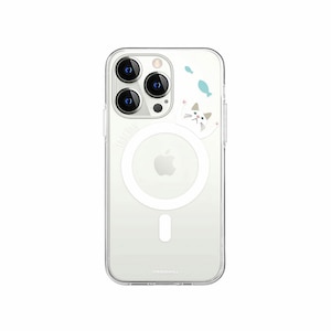 abbi�b[�������C�Z���X�i] iPhone 14 Pro�p �^�[�`����MagSafe�Ή��N���A�P�[�X�i�������ȃu���[�j�bABF24225I14P
