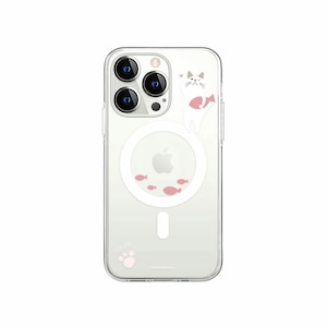 abbi�b[�������C�Z���X�i] iPhone 14 Pro�p �^�[�`����MagSafe�Ή��N���A�P�[�X�i�������ȃs���N�j�bABF24226I14P