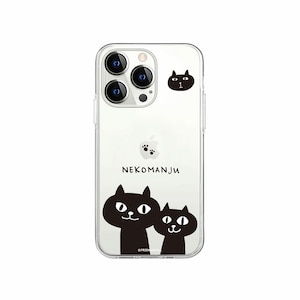 abbi�b[�������C�Z���X�i] iPhone 14 Pro�p �l�R�}���W���E�\�t�g�N���A�P�[�X�i���܂ɂ̓R���r�Łj�bABF24238I14P