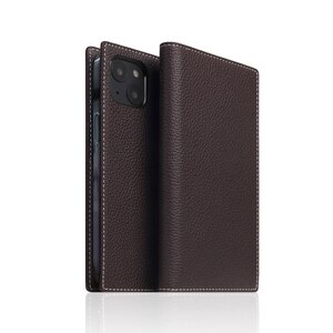 SLG Design�biPhone 14�p �蒠�^�P�[�X Full Grain Leather Case�i�u���E���N���[���j�bSD24308I14BC
