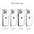 motomo�biPhone 15�p INO Achrome Shield Case�i�N���[���S�[���h�j�bMT26073I15