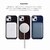 abbi�biPhone 15�p LIPARI �C�^���A�����U�[ MagSafe�Ή��o�b�N�J�o�[�i�l�C�r�[�j�bABS26172I15