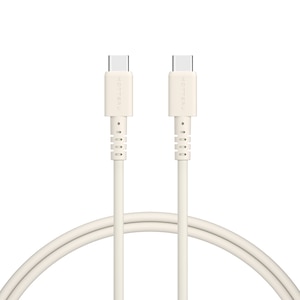MOTTERU (���b�e��)�b���Ȃ₩�ŗ��܂Ȃ� USB-C to USB-C�V���R���P�[�u�� 100cm�i�A�[�����h�~���N�j�bMOT-SLCC100-AM
