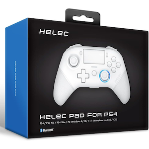 HELEC�b�Q�[���R���g���[���[ HELEC PAD FOR PS4 WHITE (PS4 Windows Android iOS)�bHEL-102-22-WHITE