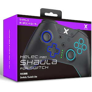 HELEC�b�Q�[���R���g���[���[ HELEC PAD SHAULA FOR SWITCH BLACK (Switch)�bHEL-107-BLACK