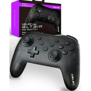HELEC�b�Q�[���R���g���[���[ HELEC PAD ALTAIR FOR SWITCH BLACK (Switch Windows)�bHEL-103-22-BLACK