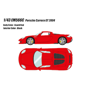 ���C�N�A�b�v�b1/43 Porsche Carrera GT 2004 �K�[�Y���b�h�yEM566C�z�bEM566C ��ټ� ��� GT 2004 گ��