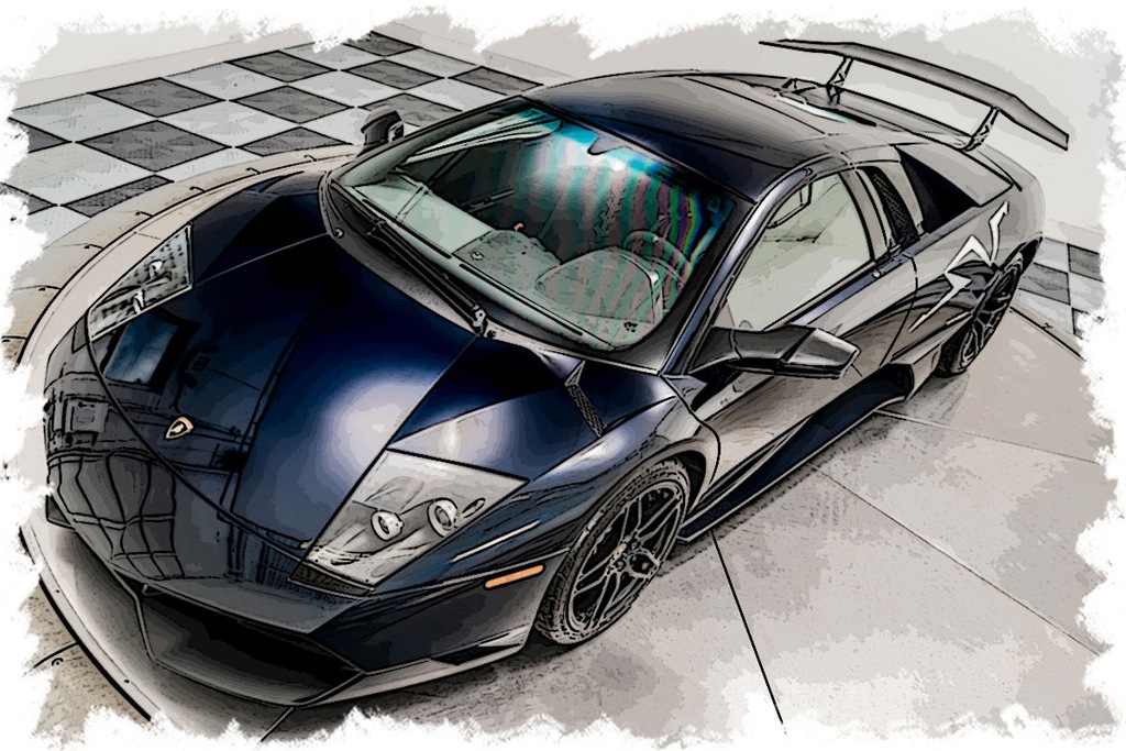 ミニカー　1/43 Lamborghini Murcilago LP670-4 Super Veloce 2009(ブルーフォンタス) [EM336R] Em336R 1/43 Lamborghini Murcielago Lp670-4 Super Veloce 2009