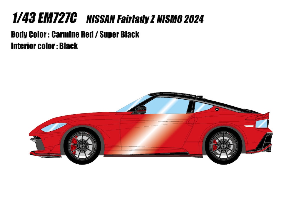 ミニカー　1/43 NISSAN Fairlady Z NISMO 2024(カーマインレッド×スーパーブラック) [EM727C] 1/43 NISSAN Fairlady Z NISMO 2024 カーマインレッド/スーパー