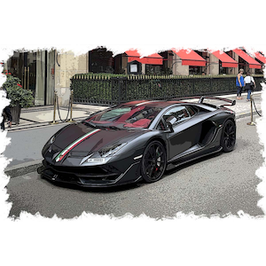 1/43 Lamborghini Aventador SVJ 2018 (Nireo wheel)マット 