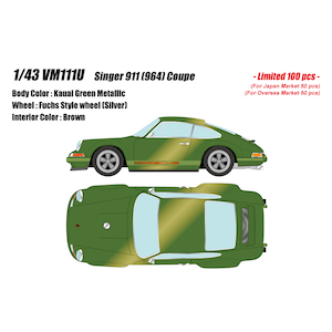 ���C�N�A�b�v�b1/43 Singer 911 (964) Coupe �J�E�A�C�O���[�����^���b�N�yVM111U�z�bVM111U �ݶް911/964 ���� ��ذ�