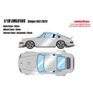 ���C�N�A�b�v�b1/18 Singer 911 DLS 2023 �V���o�[�yEML018S�z�bEML018S �ݶް 911 DLS 2023 ���ް