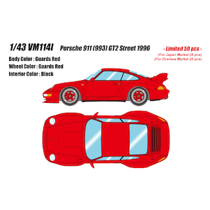 ���C�N�A�b�v�b1/43 Porsche 911 (993) GT2 Street 1996 �K�[�Y���b�h(���b�h�z�C�[��)�yVM114I�z�bVM114I ��ټ� 911/993 ��ذ� 1996 گ��
