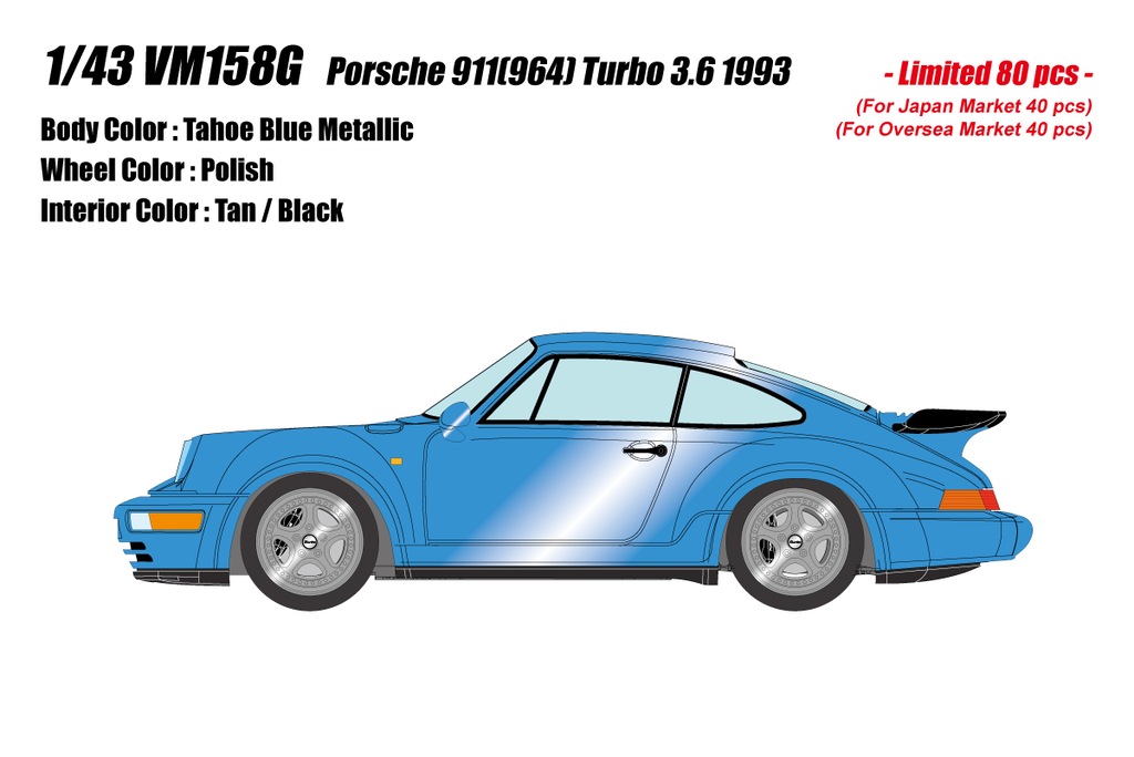 新品12個セット　 ベーシックカー ポルシェ 911 ターボ 3.6 (964) PORSCHE 911 TURBO 3.6 (964)のレビュー！ついにポルシェも