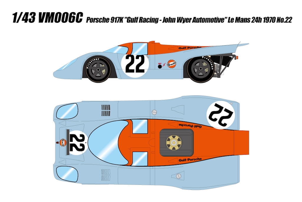 PMA 1/43 JWA ポルシェ 917K(S) #19 LM1971 2位 PMA 1/43 JWA ポルシェ 917K(S) #19 LM1971 2位
